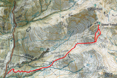 Mt Temple Topomap